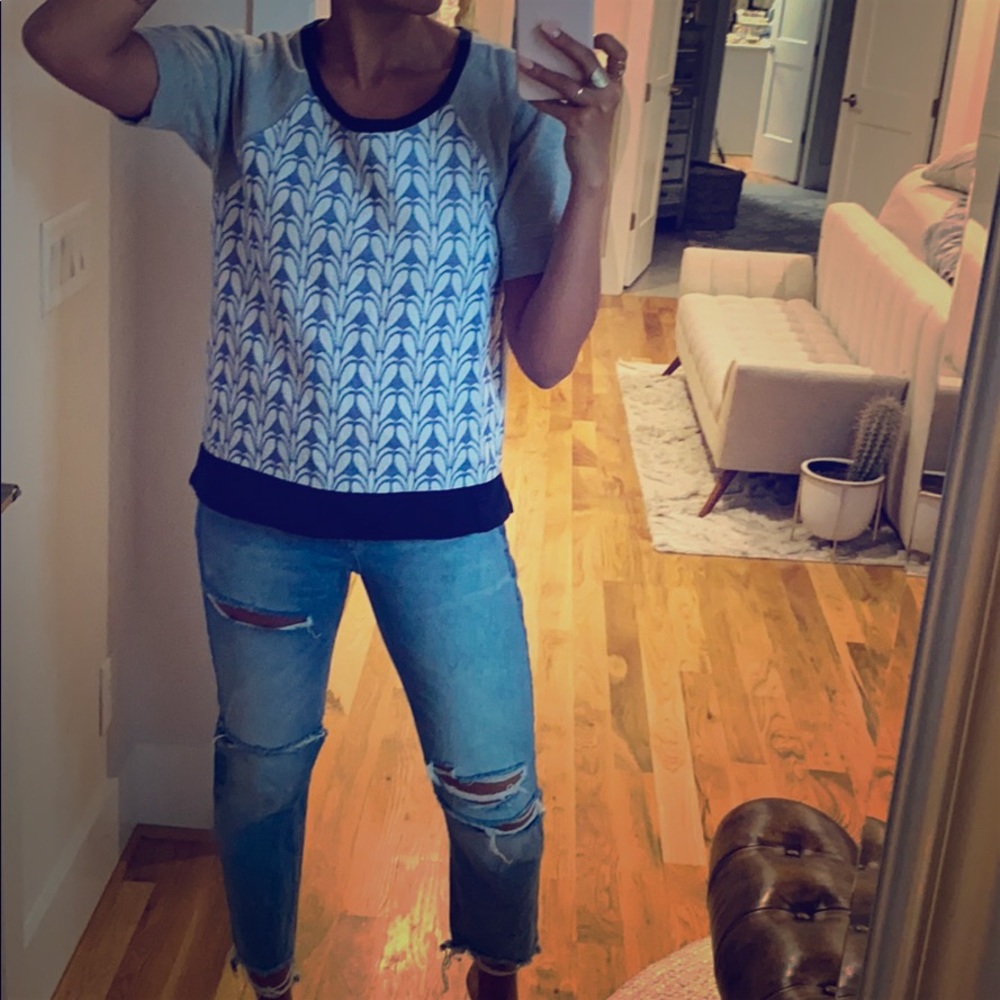 J. Crew Short sleeve sweatshirt